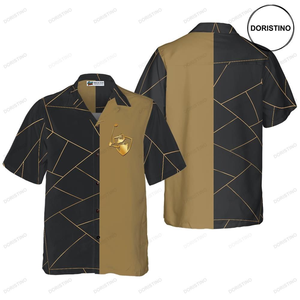 Golden Lines Golf Awesome Hawaiian Shirt