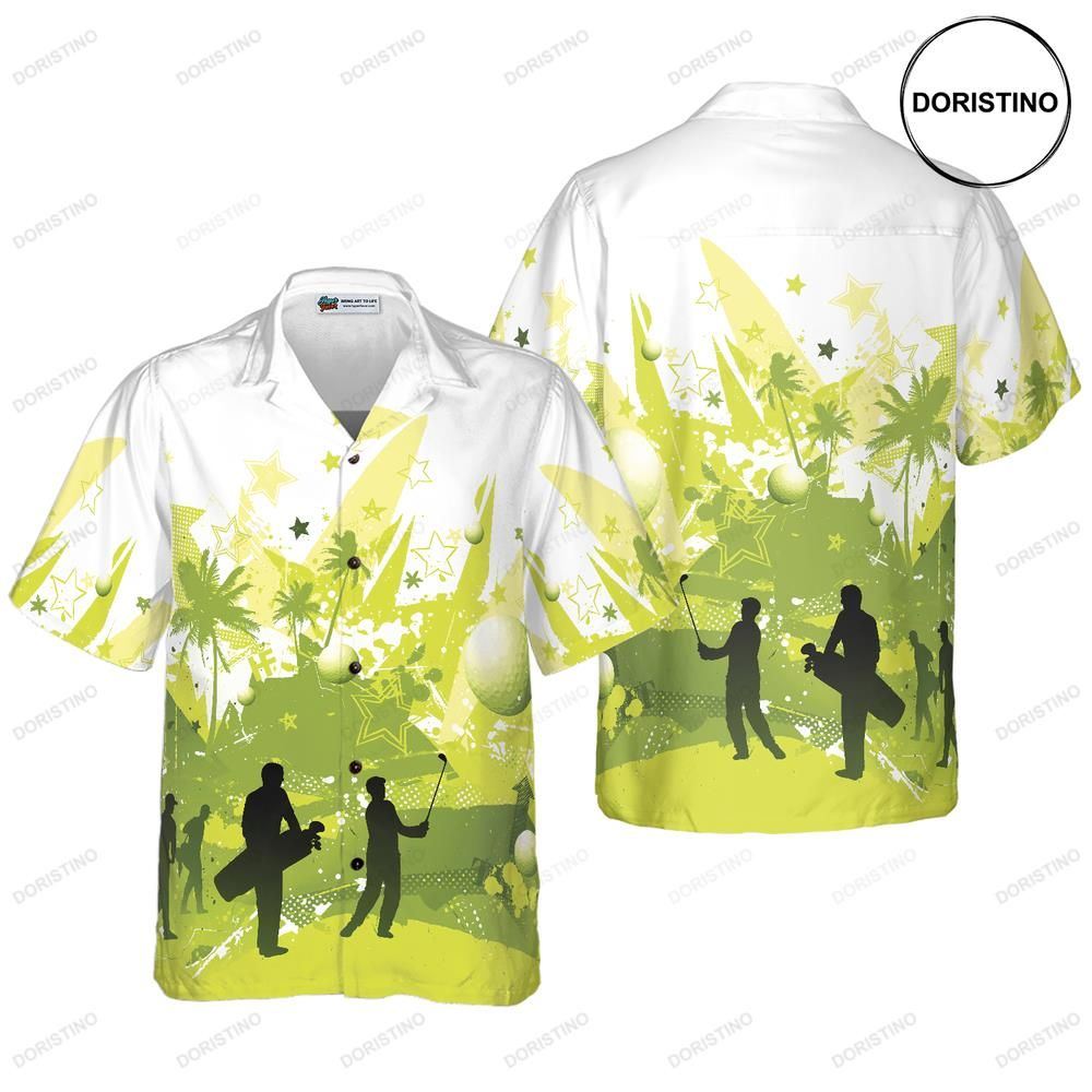 Golf Stock Illustration Limited Edition Hawaiian Shirt