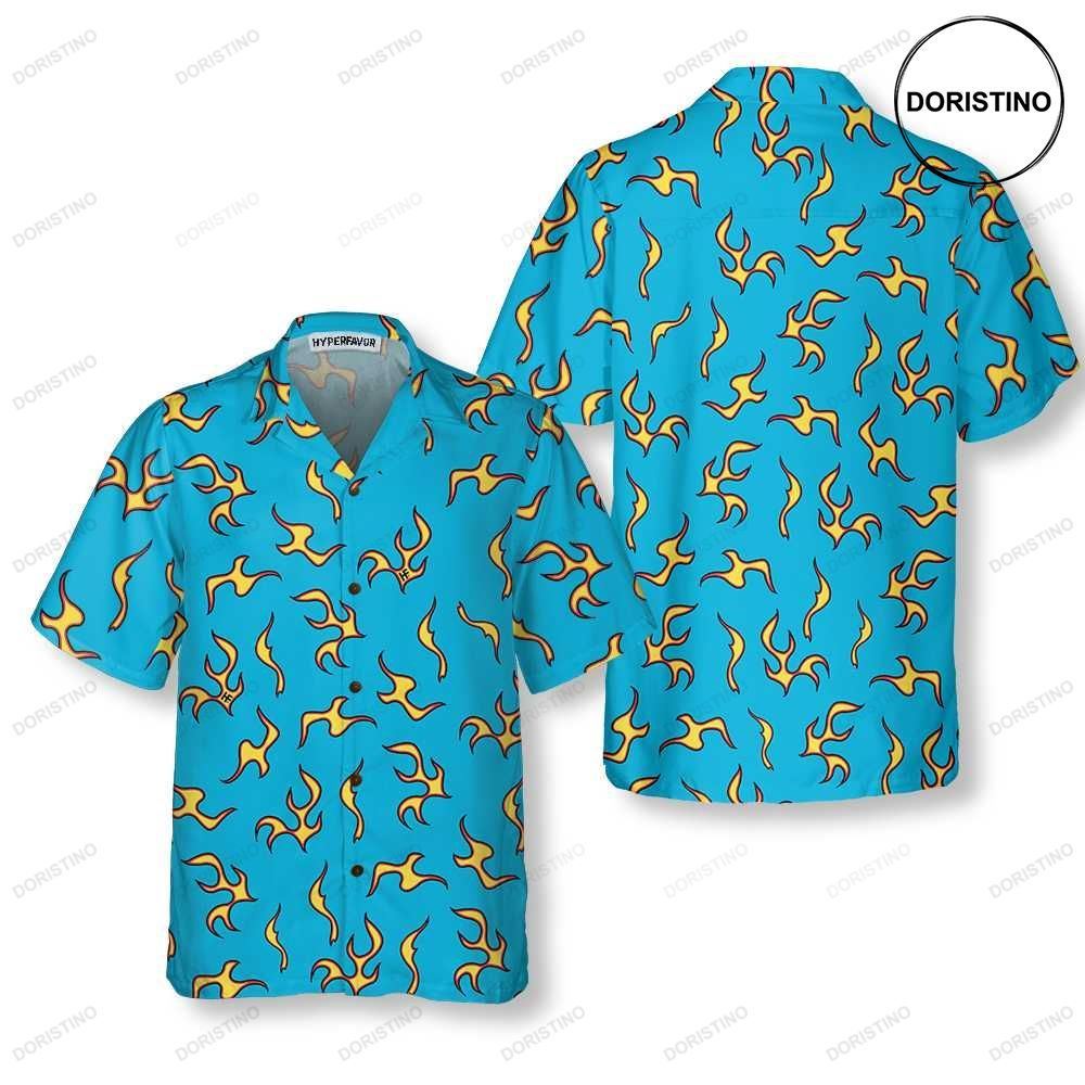 Golf Wang Flame Pattern Unique Flame For Men Flame Prin Limited Edition Hawaiian Shirt