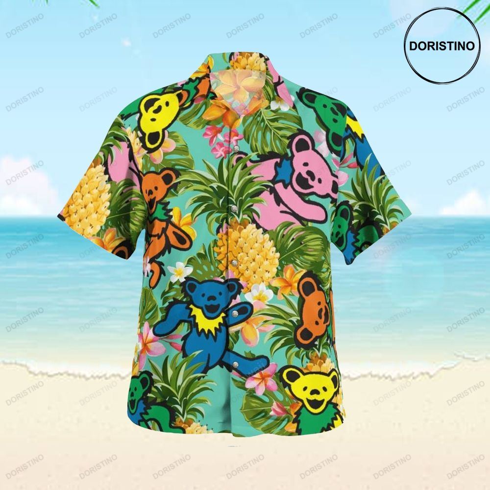 Grateful Dead Dancing Bears Colors Summer For Him Awesome Hawaiian Shirt