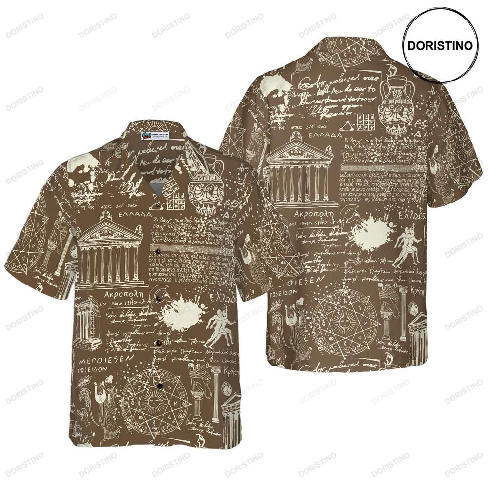 Greek Antique Seamless Limited Edition Hawaiian Shirt