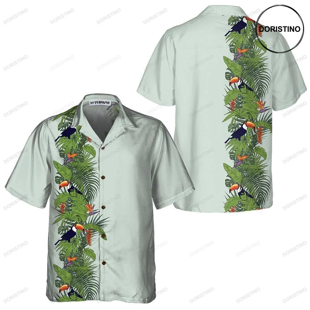 Green Toucan Paradise Tropical Toucan For Men Women Awesome Hawaiian Shirt