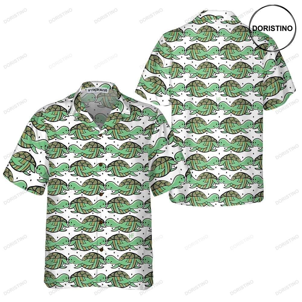Green Turtles Pattern Turtle For Men Women Best Gift For Turtle Lover Awesome Hawaiian Shirt