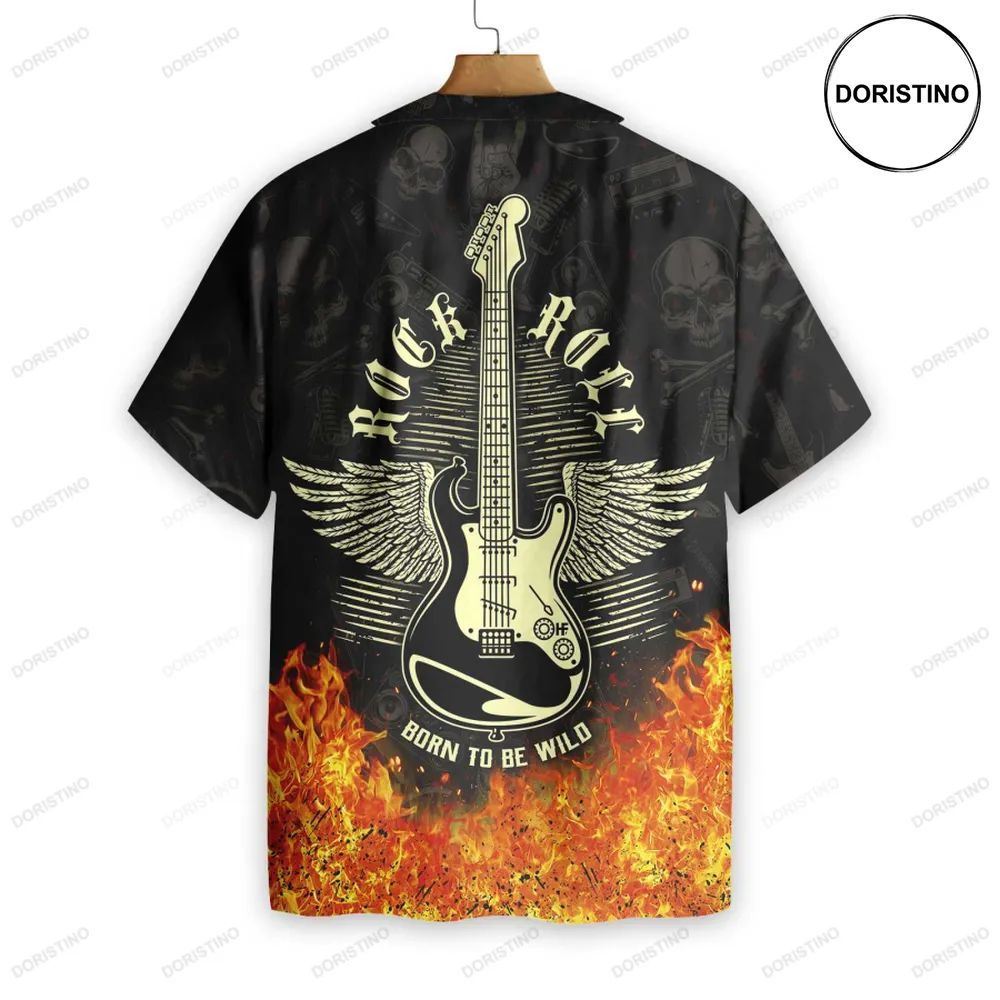 Guitar Born To Be Wild Limited Edition Hawaiian Shirt