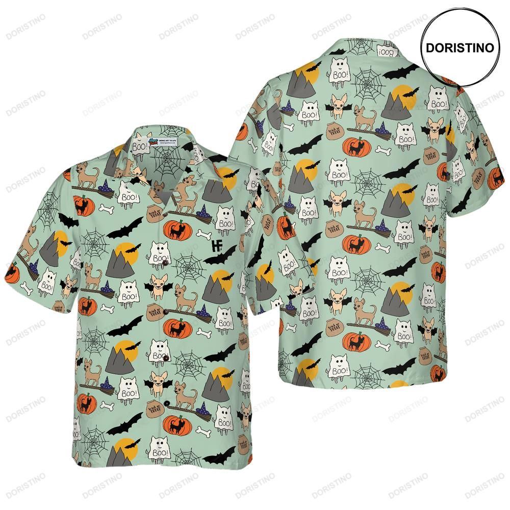 Halloween Chihuahua For Men Limited Edition Hawaiian Shirt