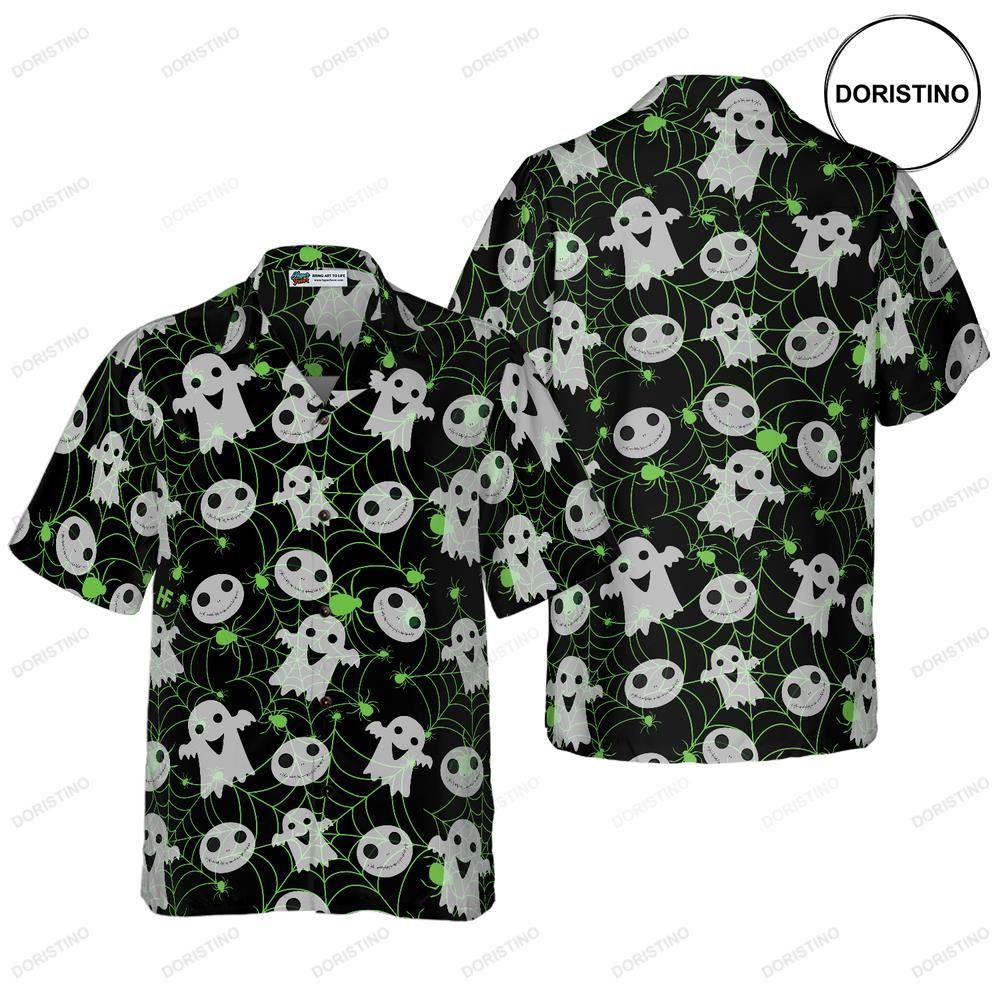 Halloween Spider Web For Men Hawaiian Shirt