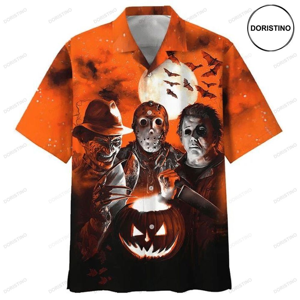 Happy Halloween Jason Voorhees Print Limited Edition Hawaiian Shirt
