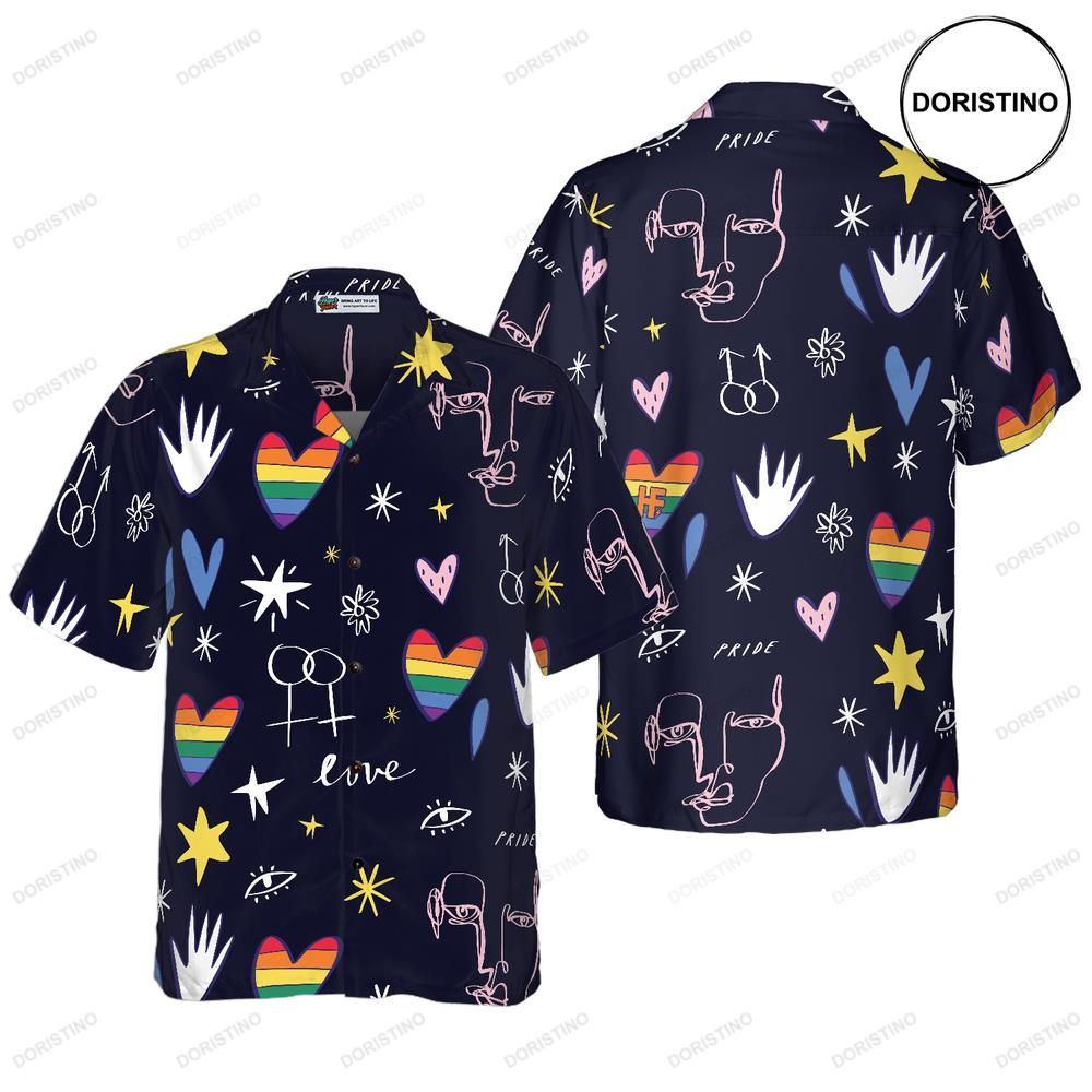 Happy Lgbt Hawaiian Shirt