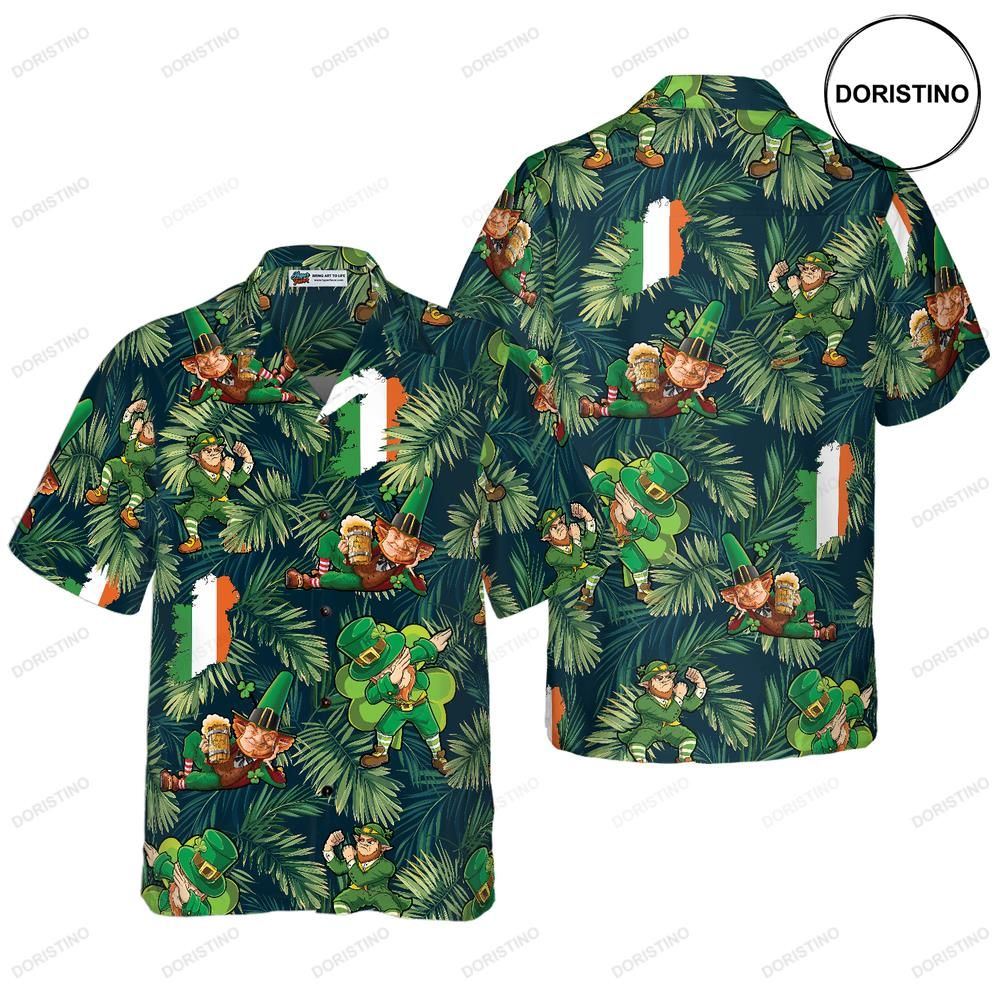 Happy Saint Patrick's Day Irish Leprechaun Awesome Hawaiian Shirt