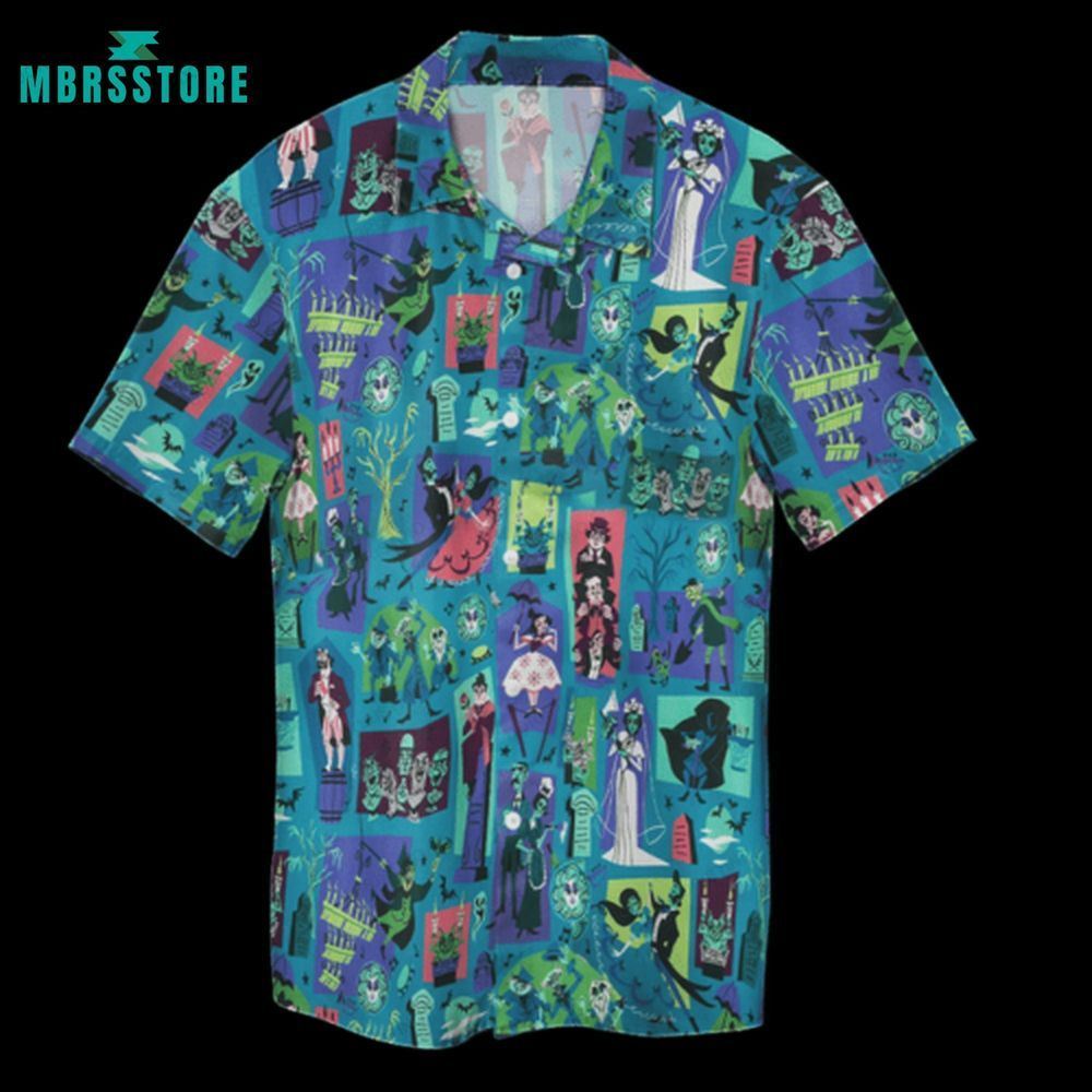 Haunted Mansion Funny Summer Beach Trip Family Summer Button Up Limited Edition Hawaiian Shirt