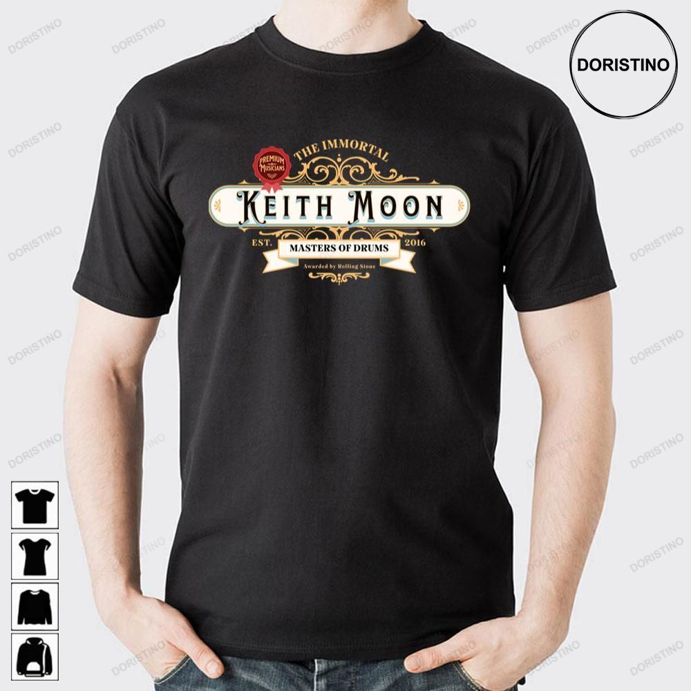 The Immortal Drums Keith Moon Doristino Awesome Shirts
