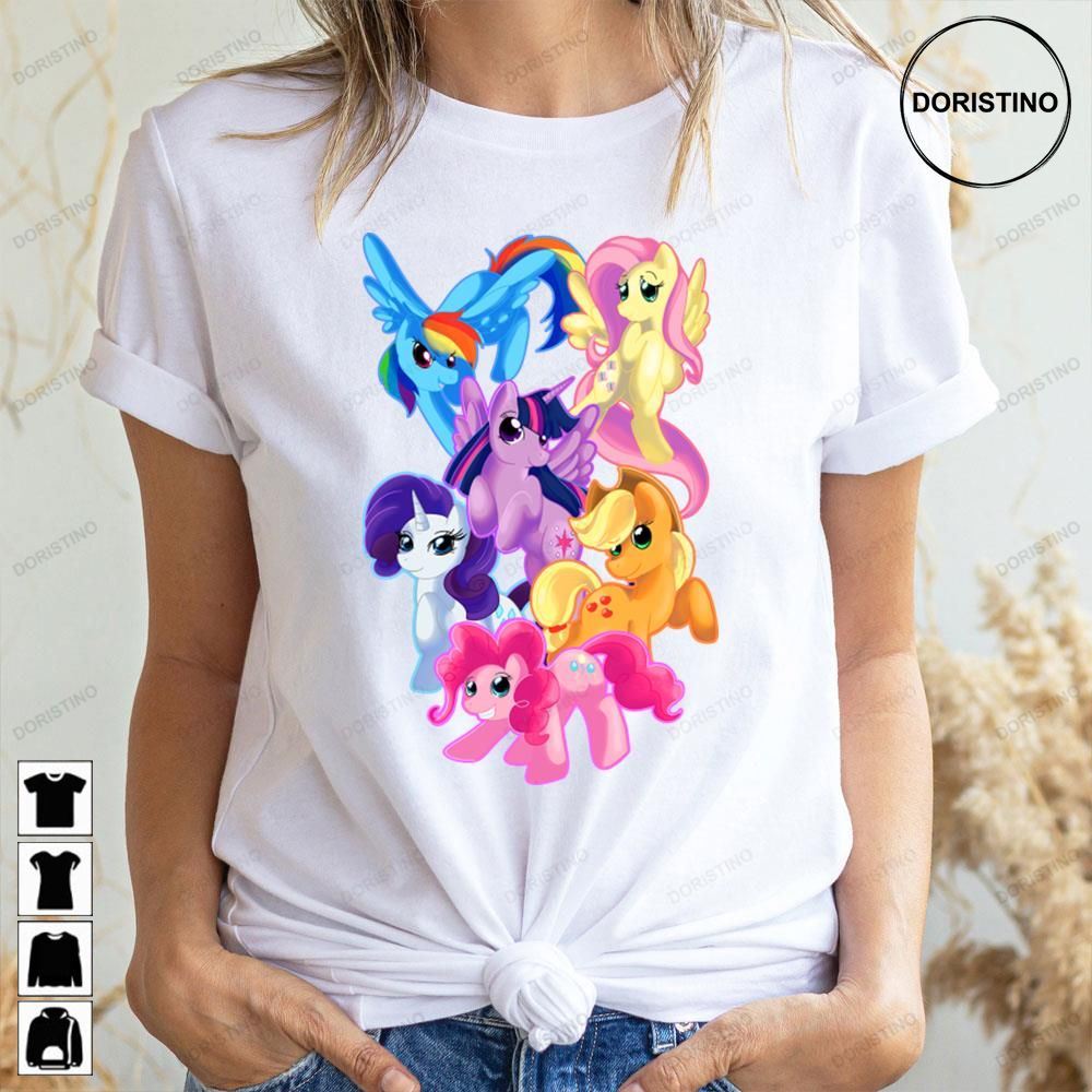 The Mane 6 Little Pony Doristino Limited Edition T-shirts