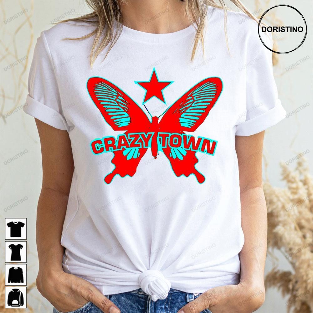 The Song Butterfly Crazy Town Doristino Limited Edition T-shirts