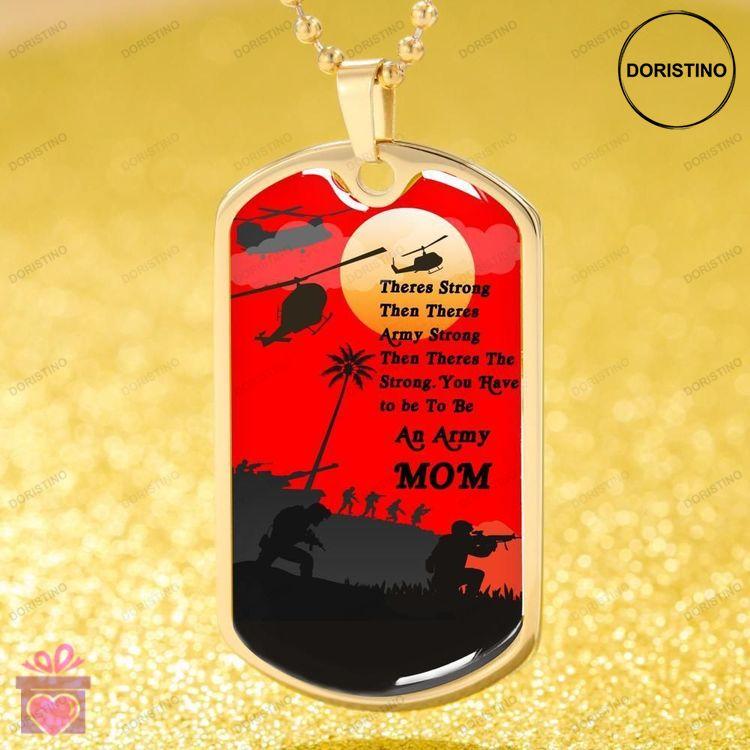 Custom Picture Perfect Gift Dog Tag Military Chain Necklace For Soldier Mother Dog Tag Doristino Trending Necklace