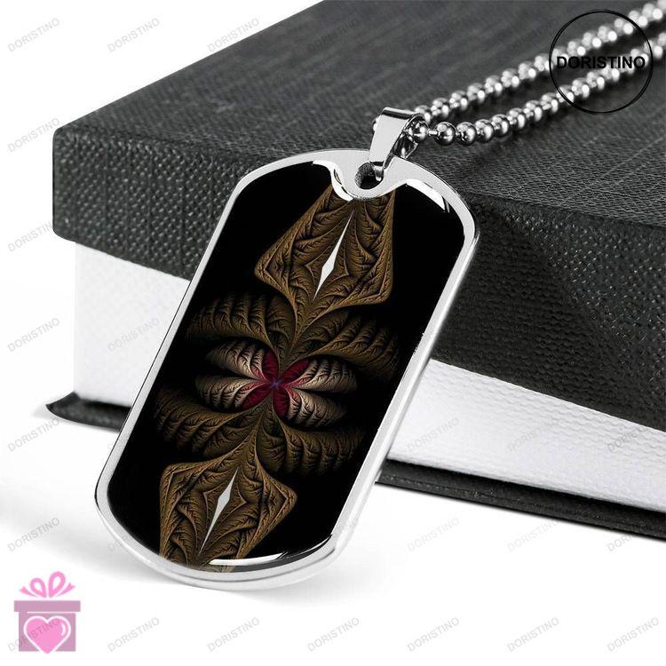 Custom Picture Unique Military Dog Tag Military Chain Necklace For Men Dog Tag Doristino Limited Edition Necklace