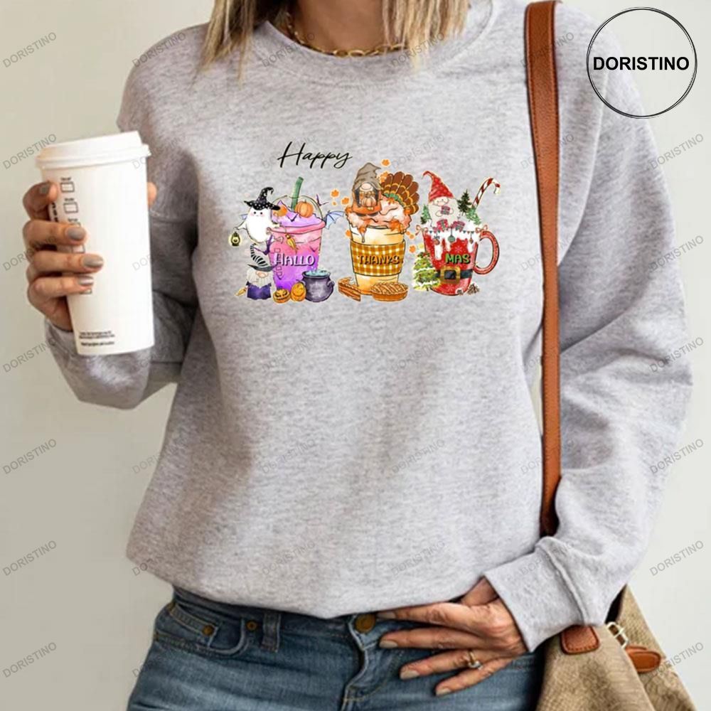 Happy Hallothanksmas Coffee Cup Graphic Shirts