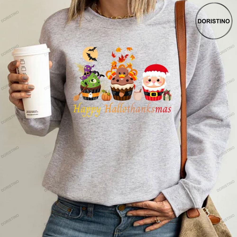 Happy Hallothanksmas Cupcakes Shirt