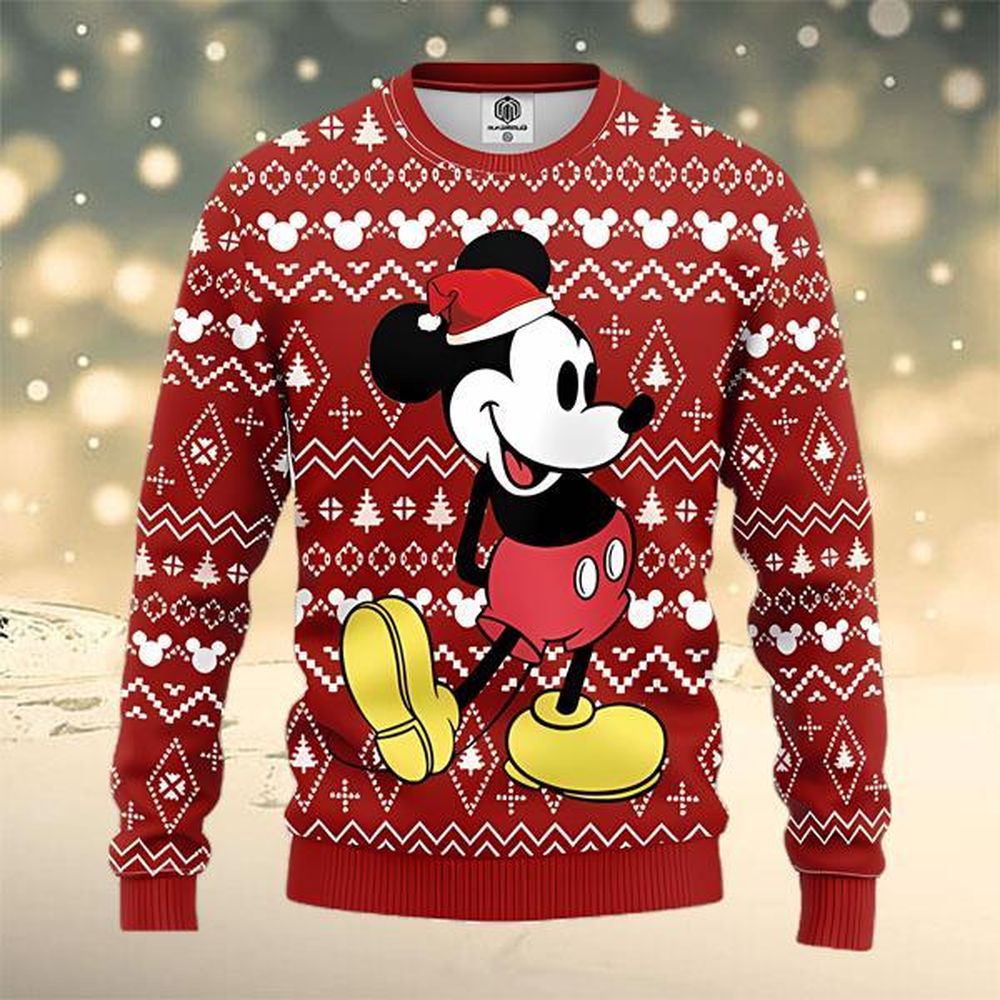 Mice Mickey Disney Ugly Christmas Sweater For Men And Women