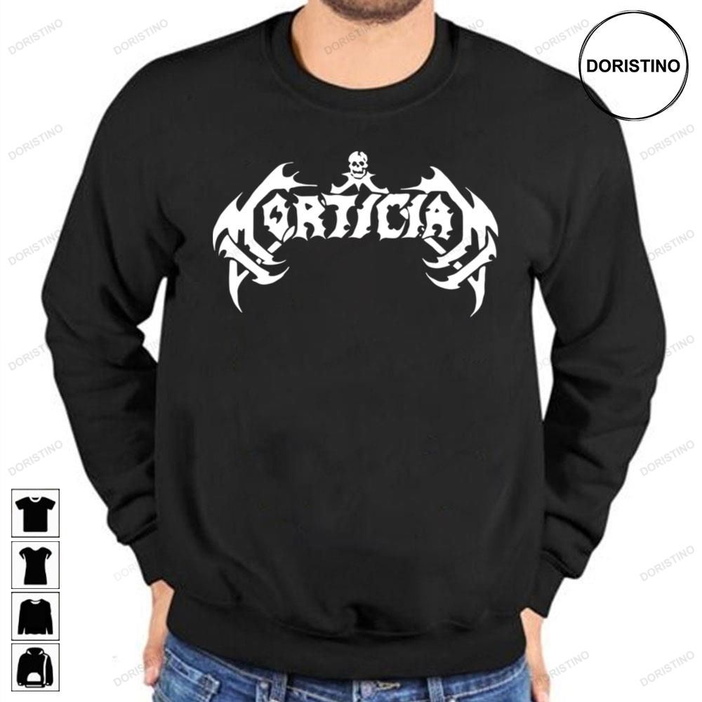 Mortician White Logo Death Metal Limited Edition T-shirts