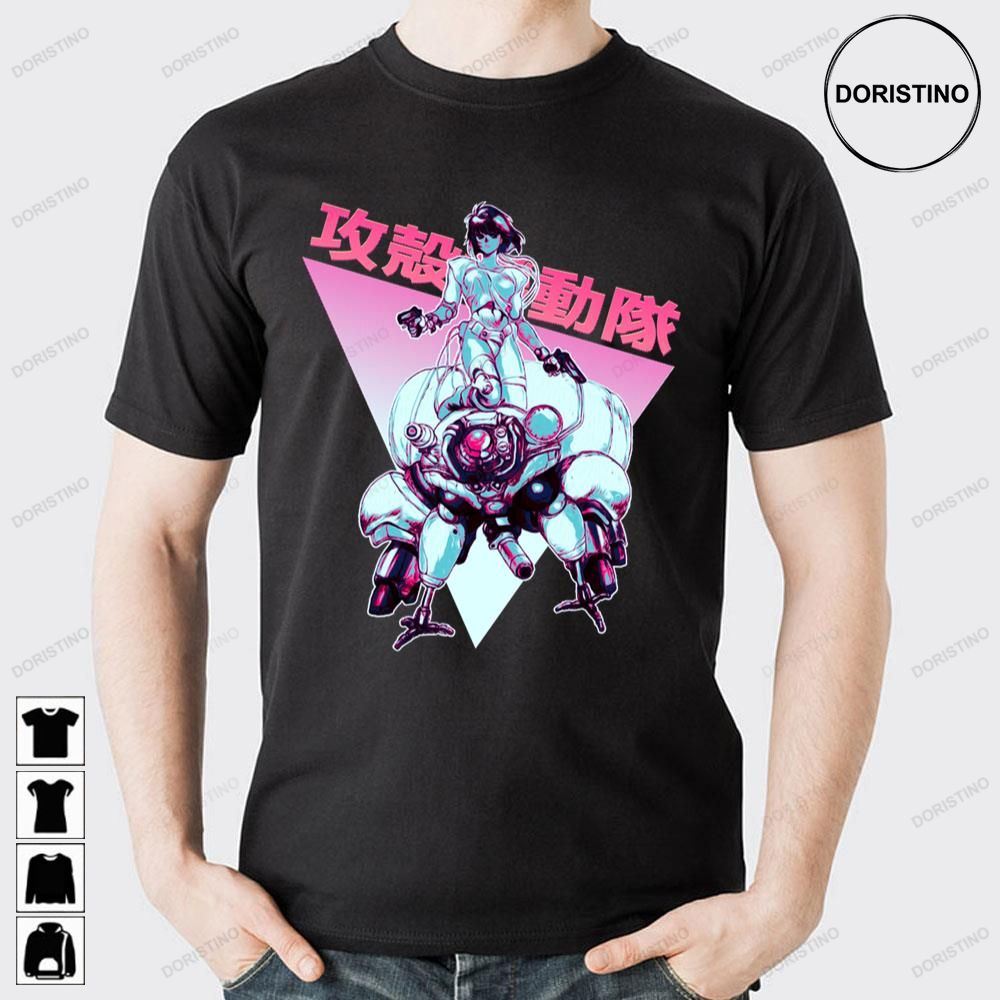 Motoko Kusanagi Ghost In The Shell Color Limited Edition T-shirts