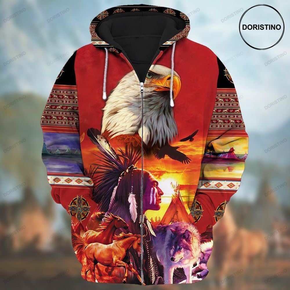 Native Eagle Limited Edition 3d Hoodie