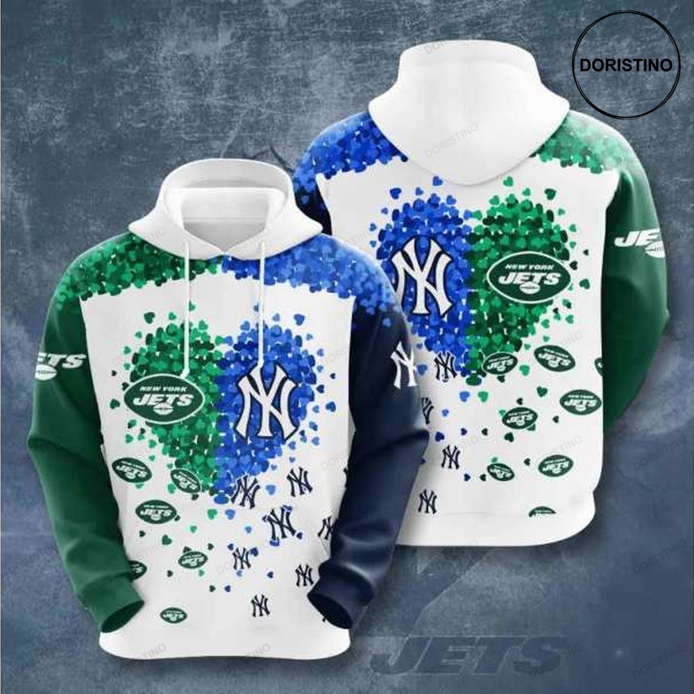 New York Yankees Green Awesome 3D Hoodie