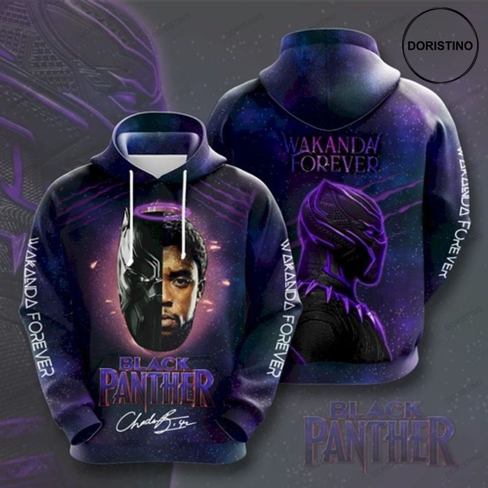 Black Panther V8 Limited Edition 3d Hoodie