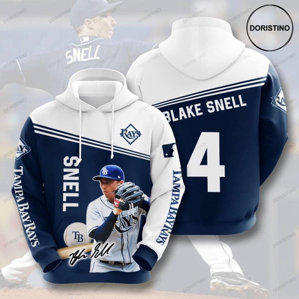 Blake Snell Tampa Bay Rays Awesome 3D Hoodie