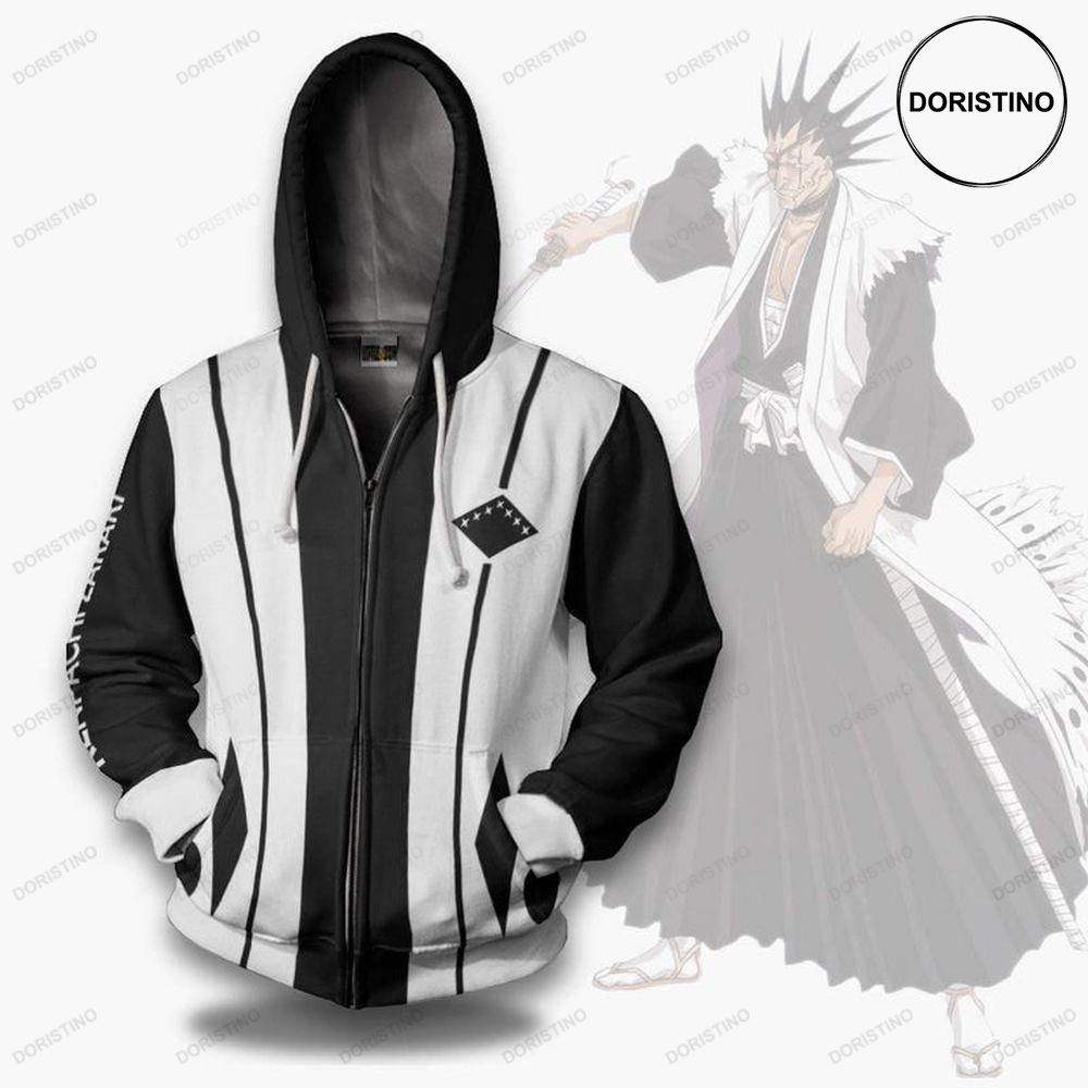 Bleach Kenpachi Zaraki Eleventh Division Custom Anime Cosplay Limited Edition 3d Hoodie