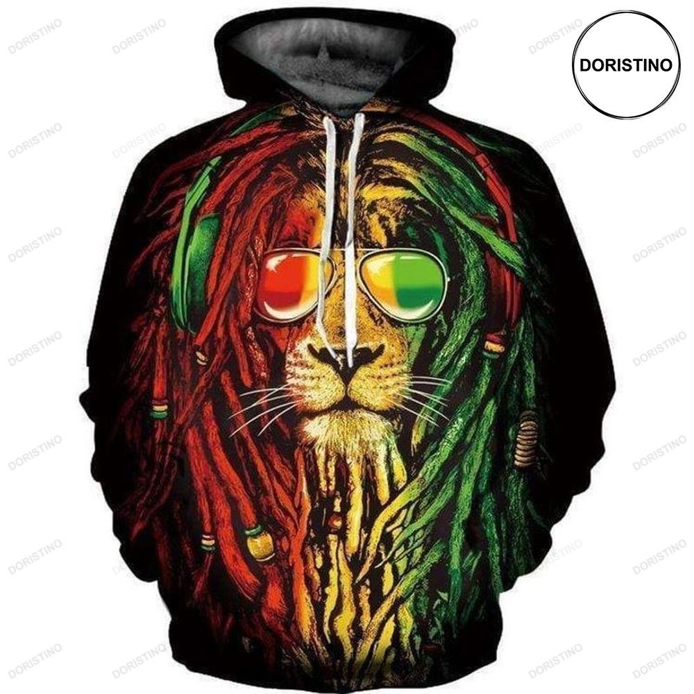 Bob Marley Reggae Lion Limited Edition 3d Hoodie