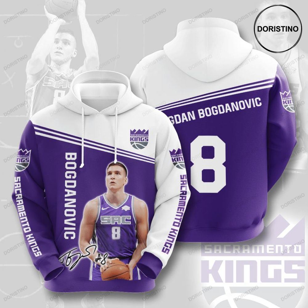 Bogdan Bogdanovic Sacramento Kings Awesome 3D Hoodie