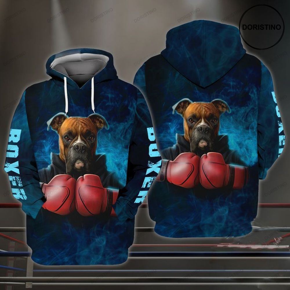 Boxer Dog Boxing Limited Edition 3d Hoodie