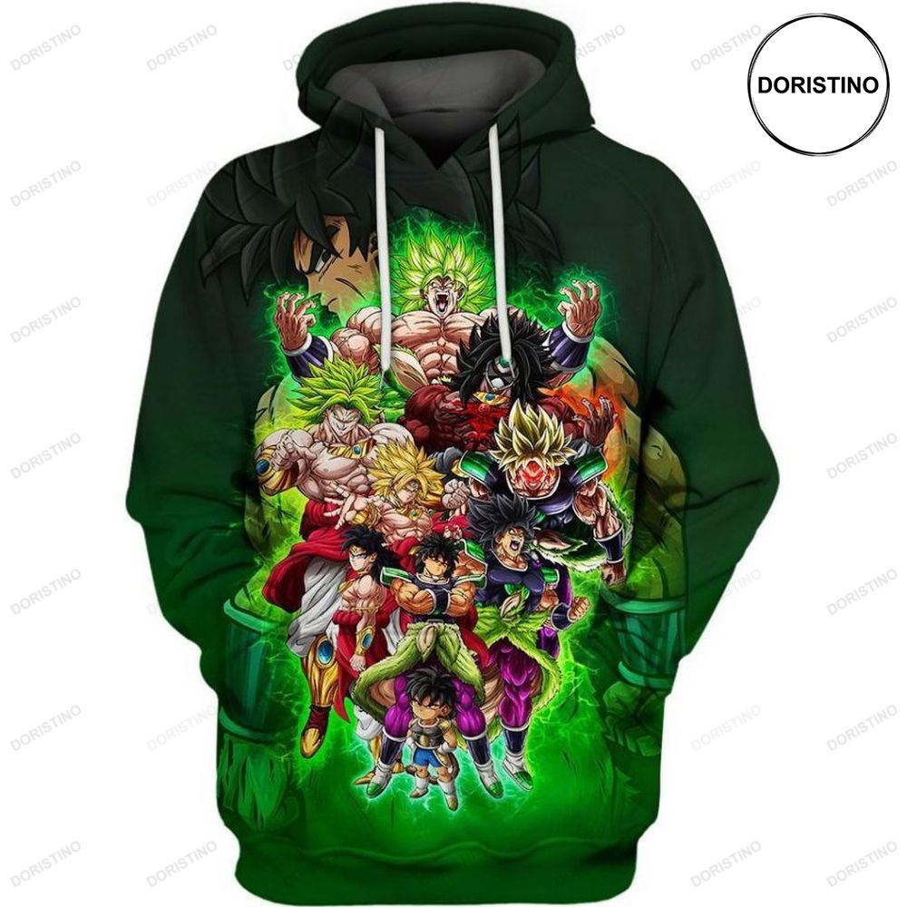Broly Triple Threat Dragon Ball Z V2 Limited Edition 3d Hoodie