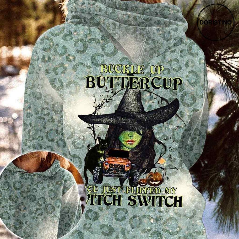 Buckle Up Butter Cup Awesome 3D Hoodie