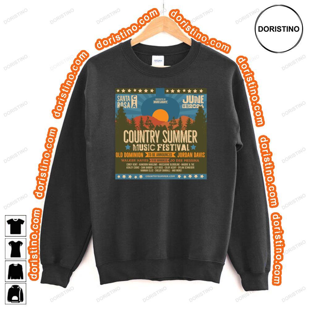 Country Summer Music Festival 2024 Tshirt