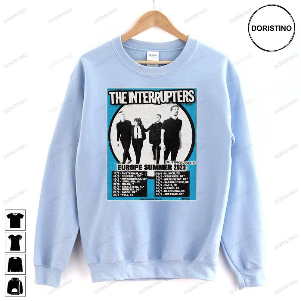 The Interrupters Europe Summer 2023 Tour Awesome Shirts