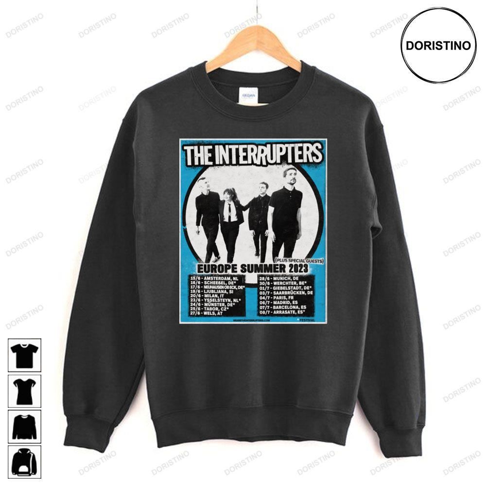 The Interrupters Europe Summer 2023 Tour Awesome Shirts