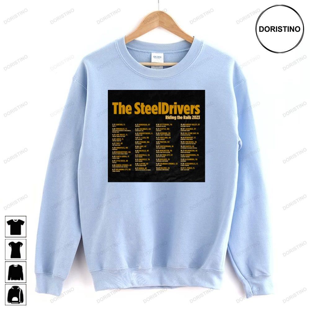 The Steeldrivers 2023 Tour Dates Limited Edition T-shirts