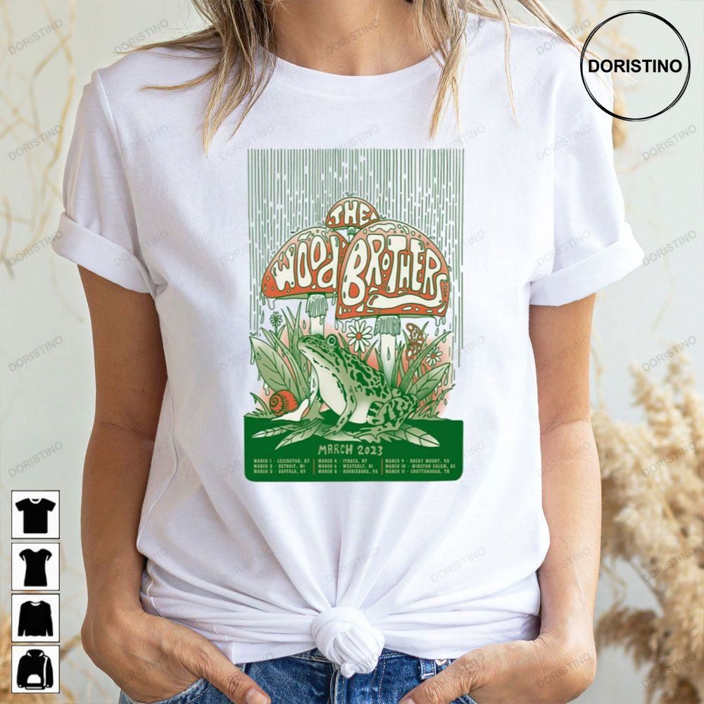 The Wood Brothes March 2023 Tour Limited Edition T-shirts