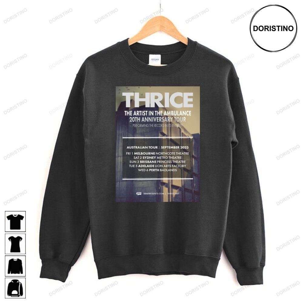 thrice tour t shirt