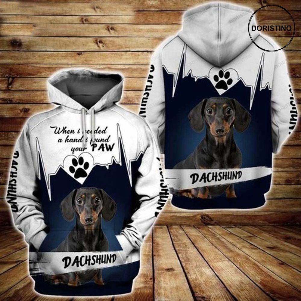 Dachshund Puppies Heart Beat Ed Custom Limited Edition 3d Hoodie