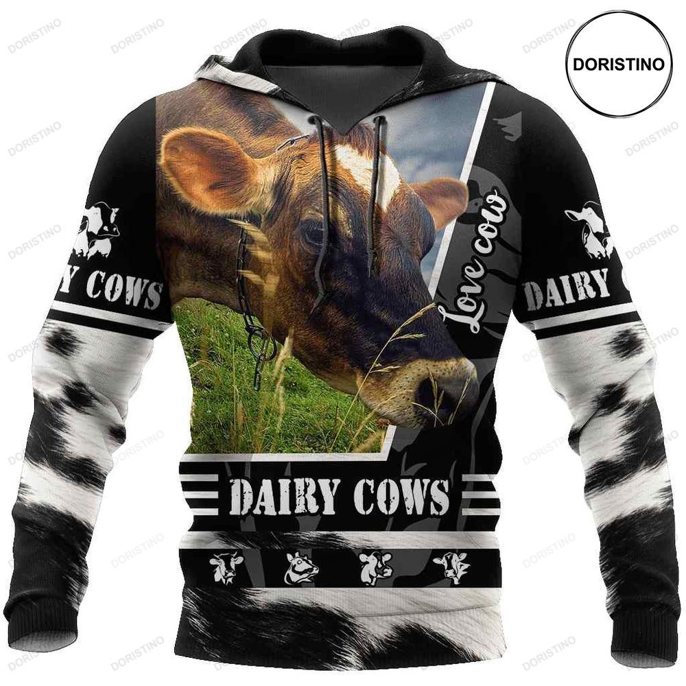 Dairy Cows Awesome 3D Hoodie