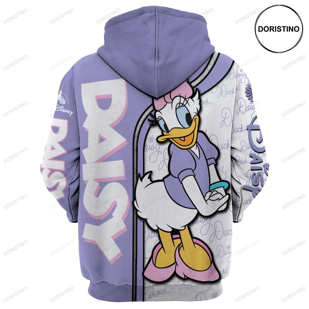 Daisy Duck Cartoon Graphic Awesome 3D Hoodie