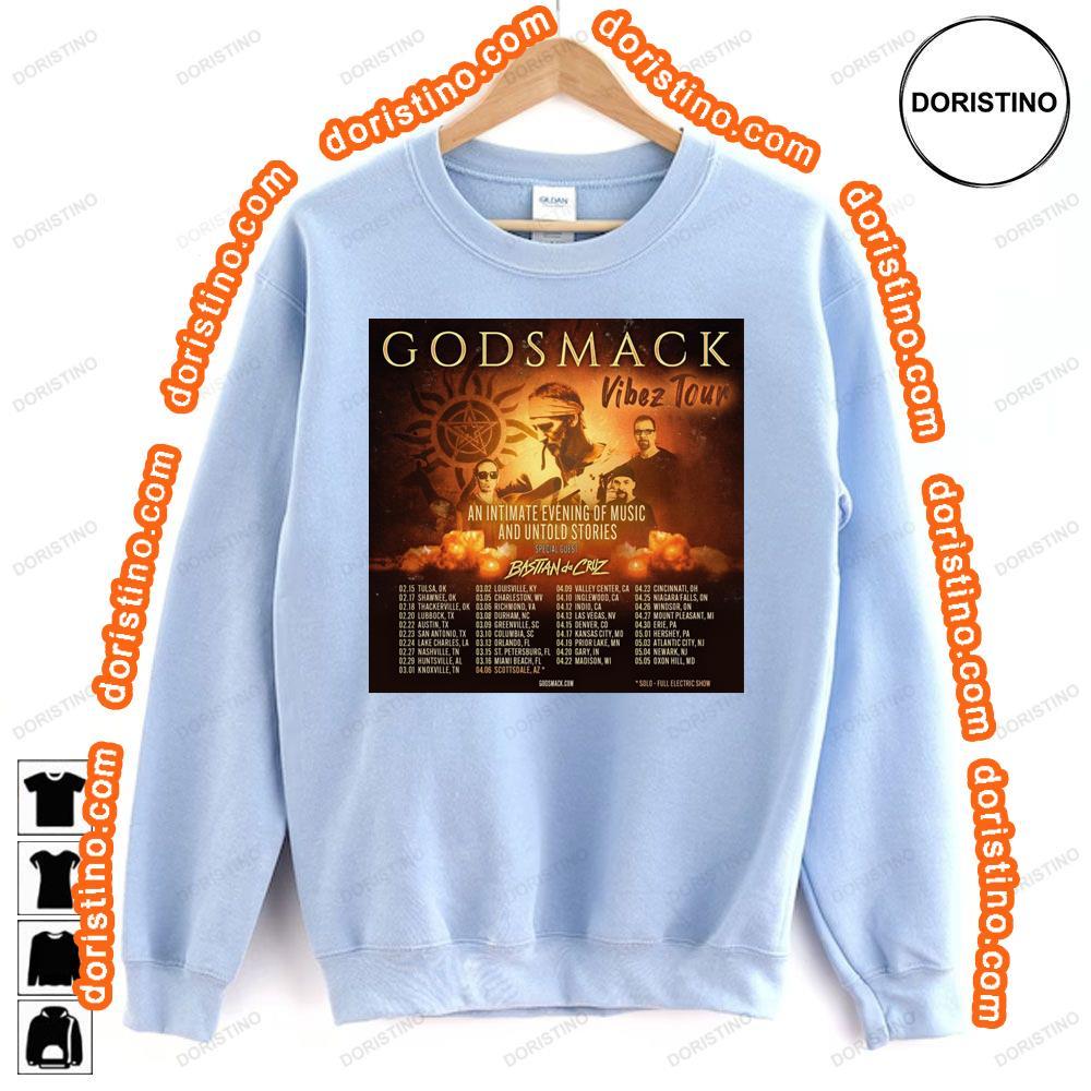 Godsmack Vibez Tour Bastian Da Cruz Tshirt Sweatshirt Hoodie