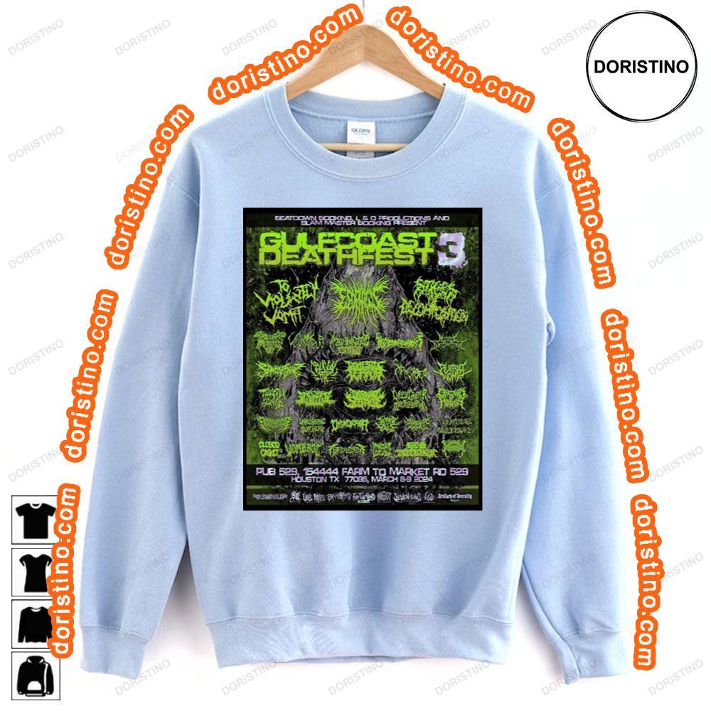 Gulfcoast Deathfest 3 2024 Tshirt Sweatshirt Hoodie