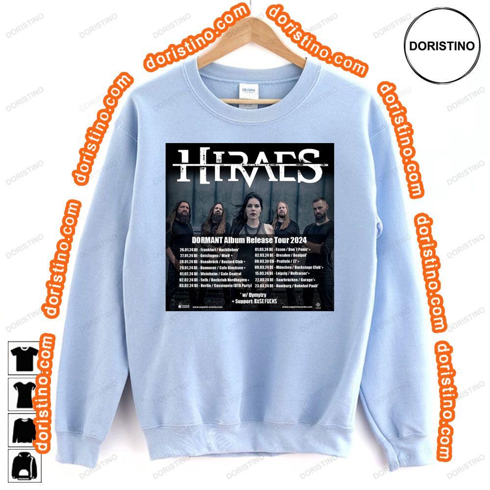 Hiraes Dormant Album Release Tour 2024 Sweatshirt Long Sleeve Hoodie