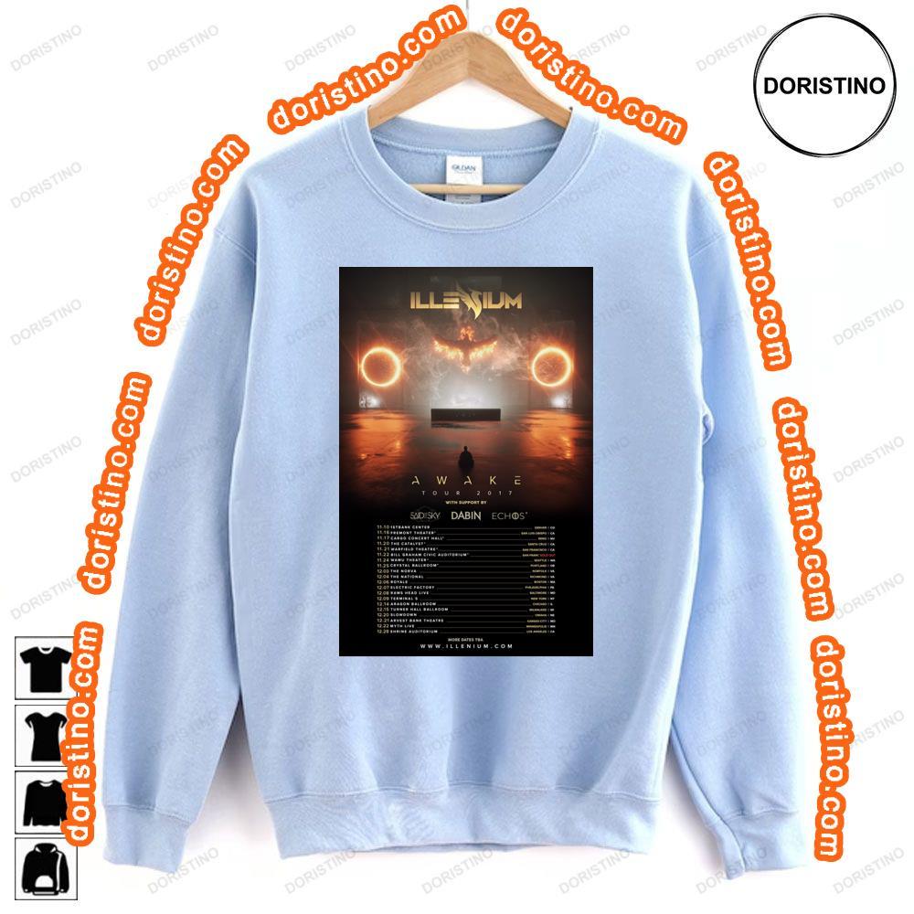 Illenium 2024 Tour Dates Tshirt Sweatshirt Hoodie