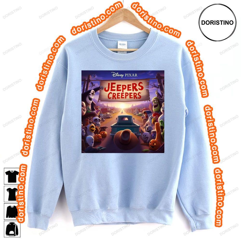 Jeepers Creepers Pixar Style Sweatshirt Long Sleeve Hoodie