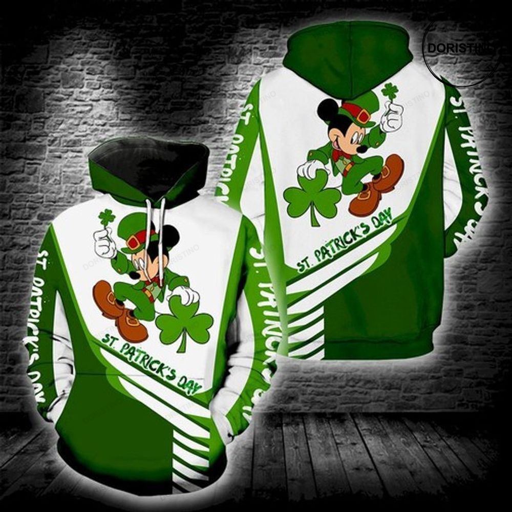 Irish Saint Patricks Day Color Full Awesome 3D Hoodie