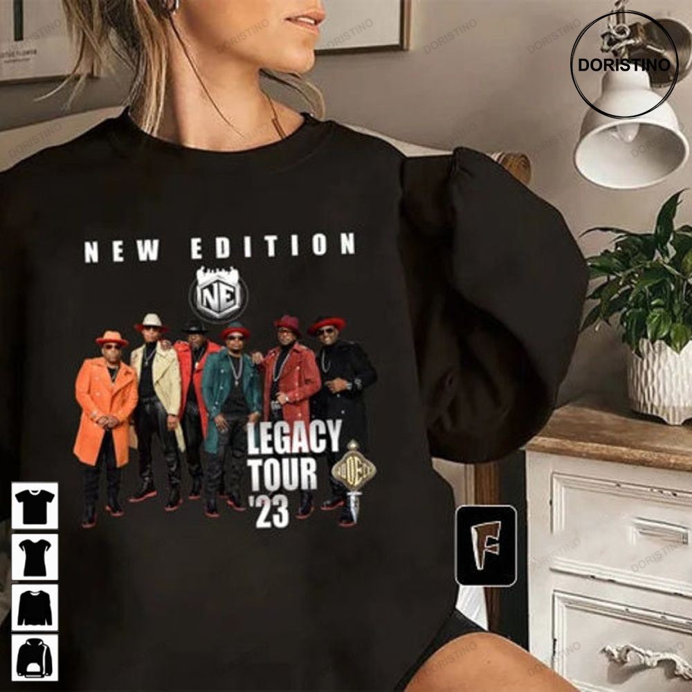 New Edition Band Music New Edition Legacy Tour Boy Band Fan Gift 2023 Tour The Culture Tour Ne For Life Awesome Shirts